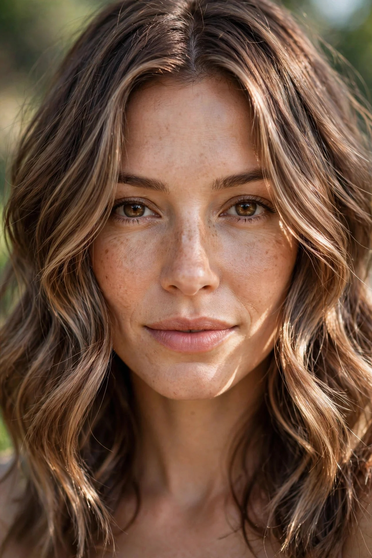 Face-Framing Mocha Balayage hair