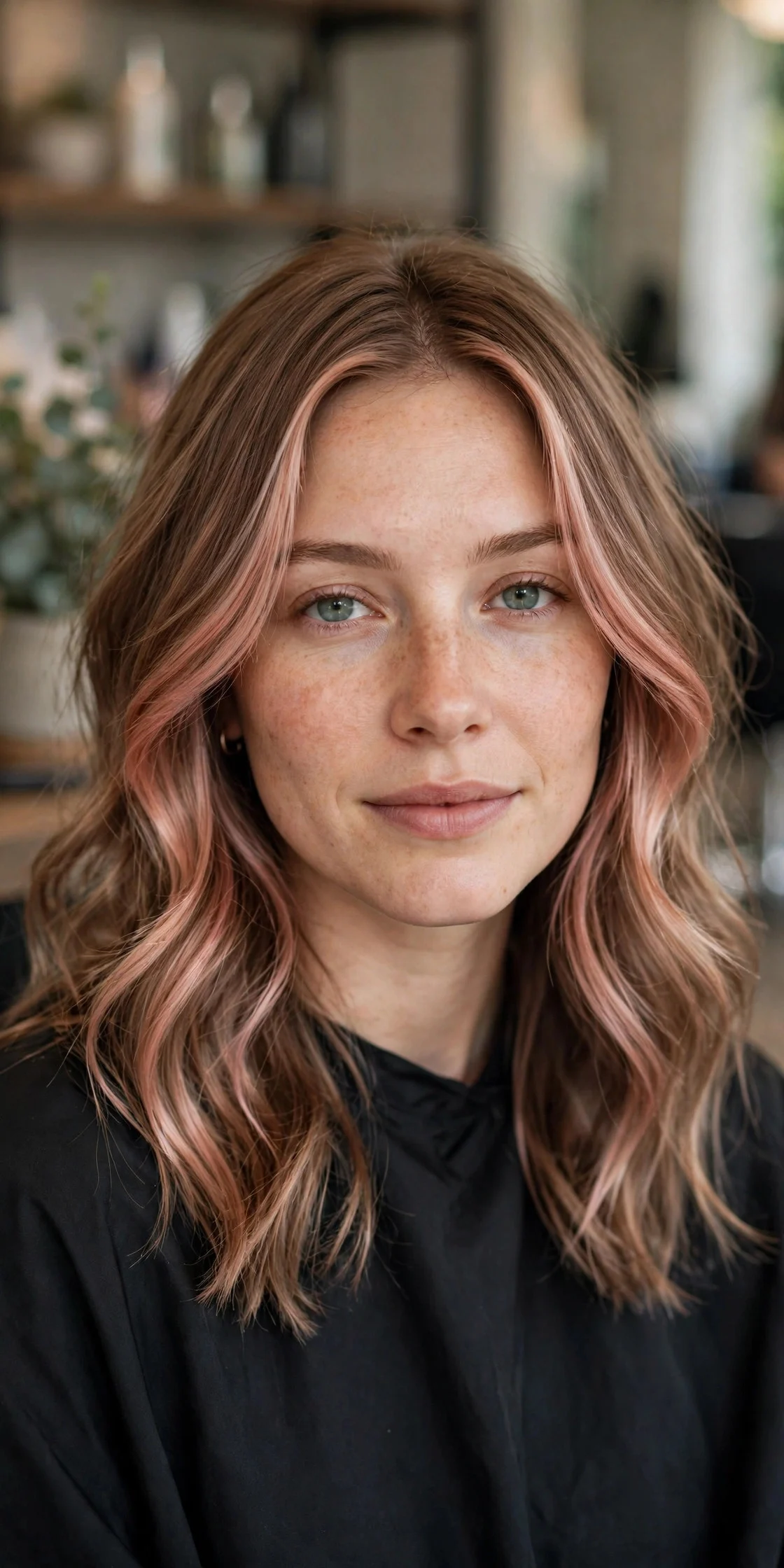 Rose-Gold Front Highlights