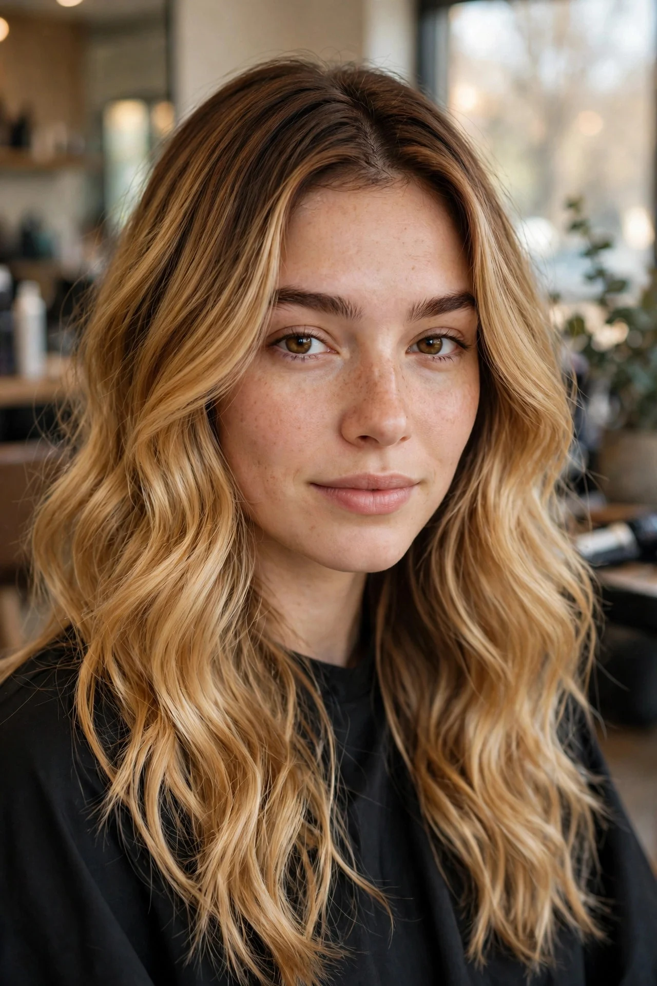 Rooted Honey Blonde