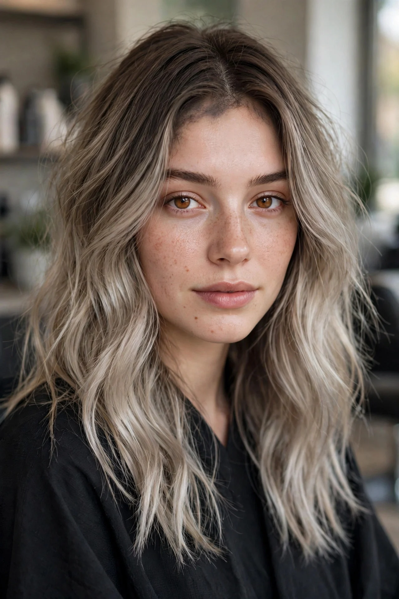 Rooted Ash Blonde