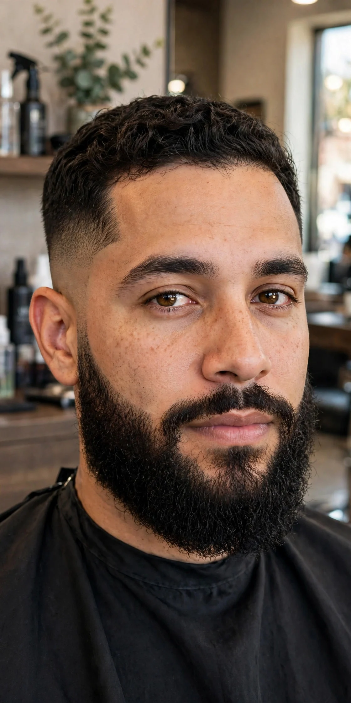 Low Taper with Beard Blend