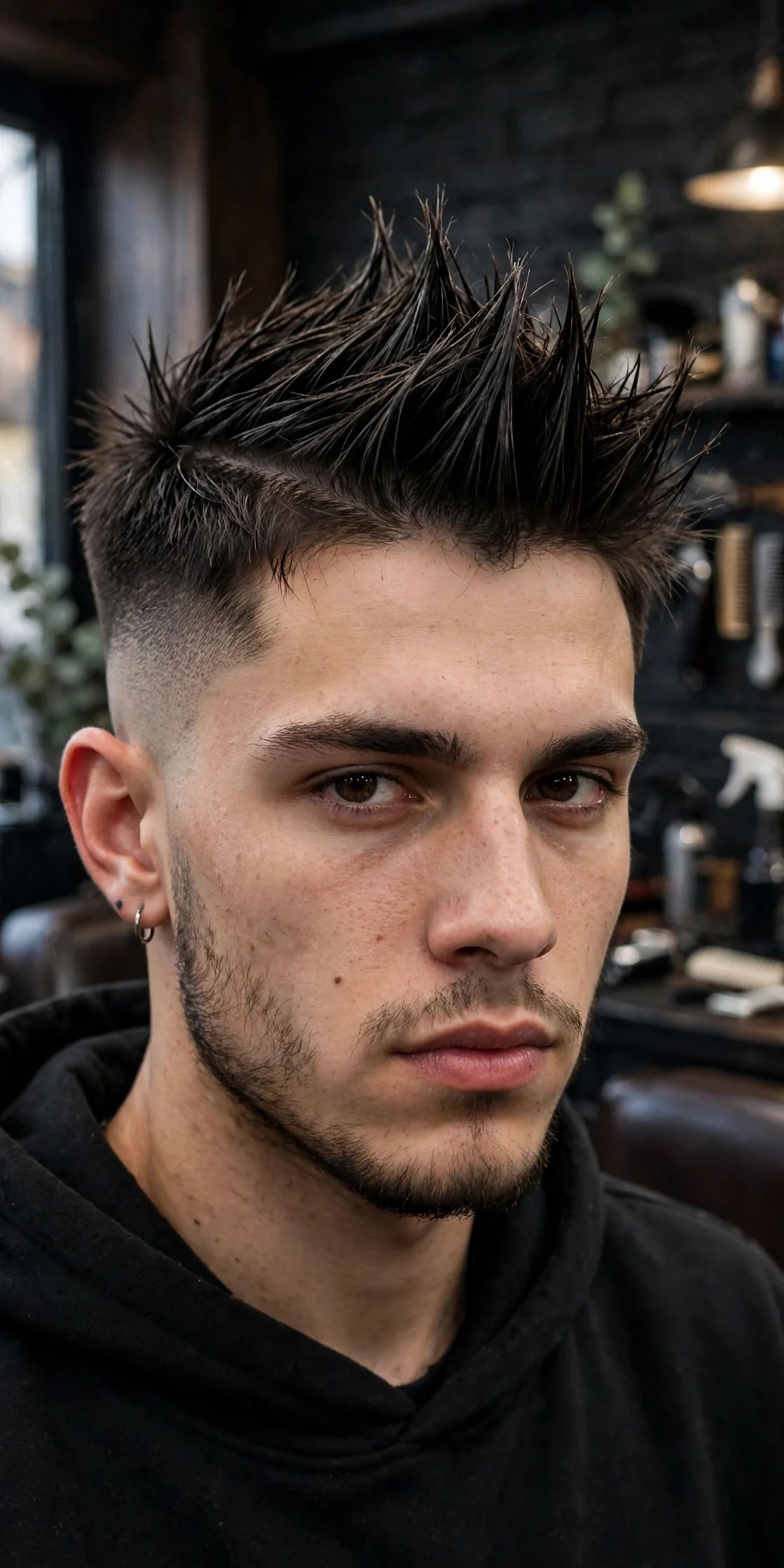 Low Taper with Faux Hawk