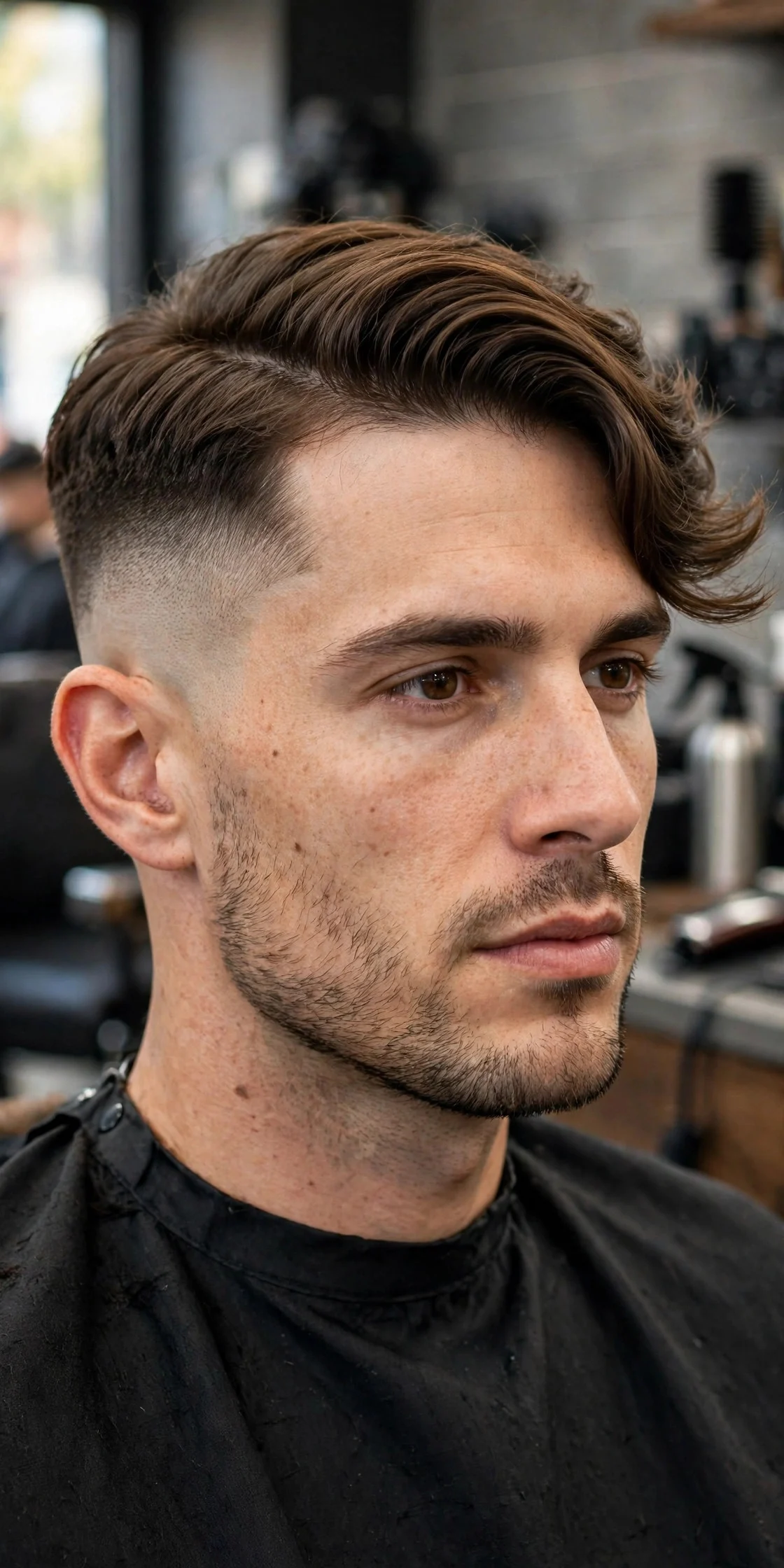 Low Skin Taper with Side Sweep