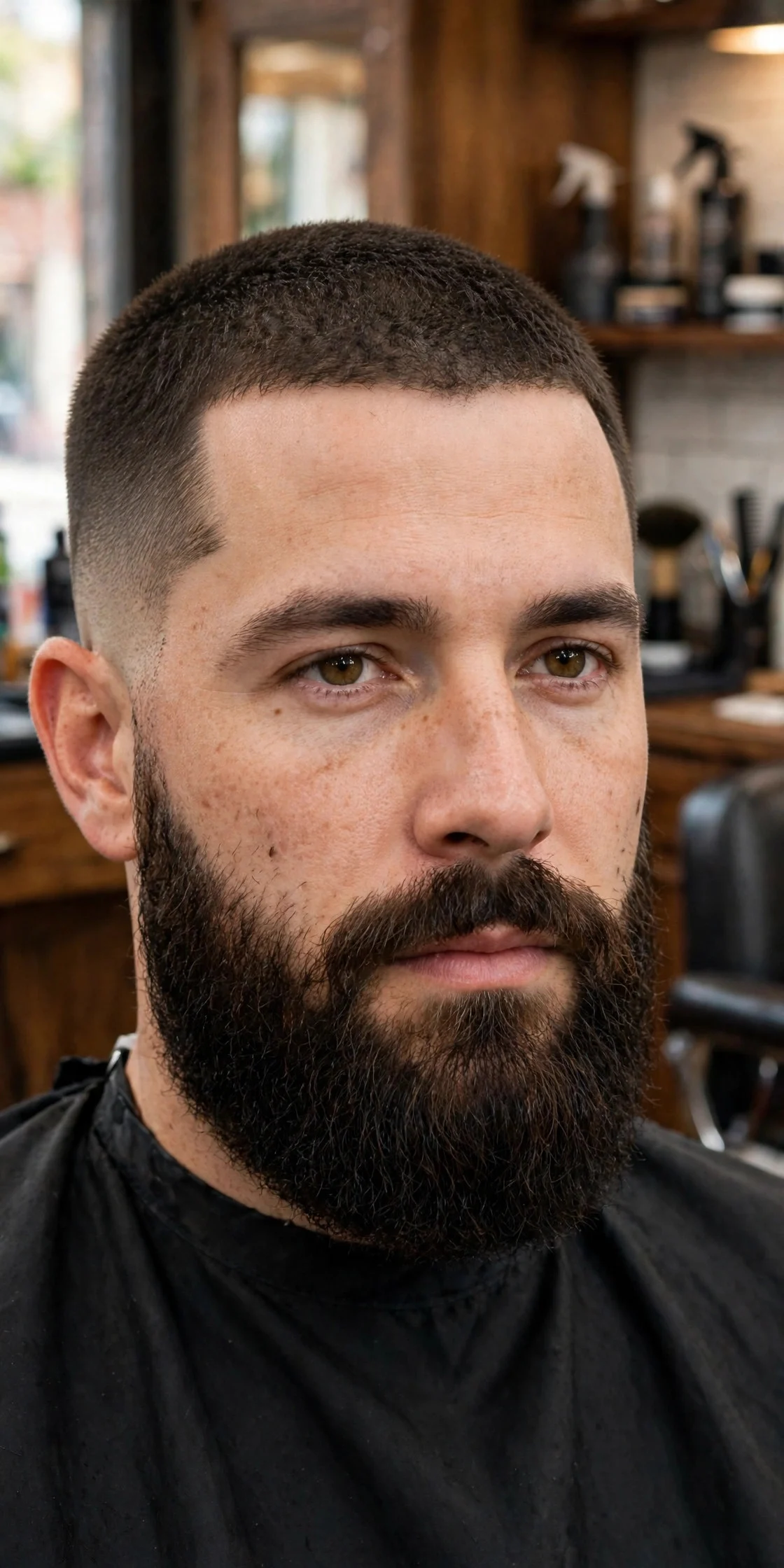 Crew With Full Beard