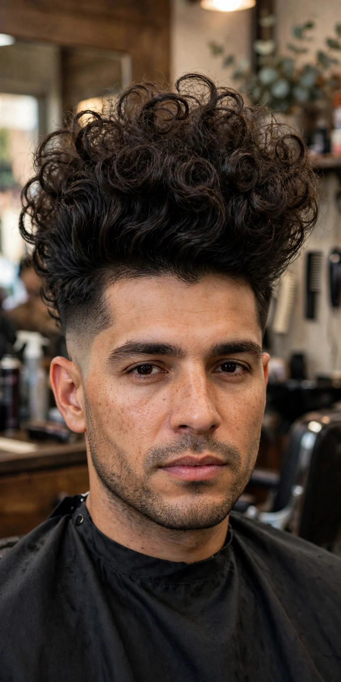 The Curly Pompadour