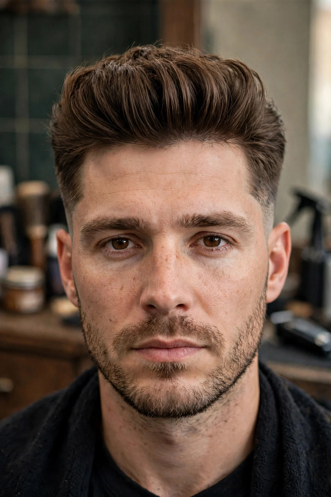 The Matte Pompadour