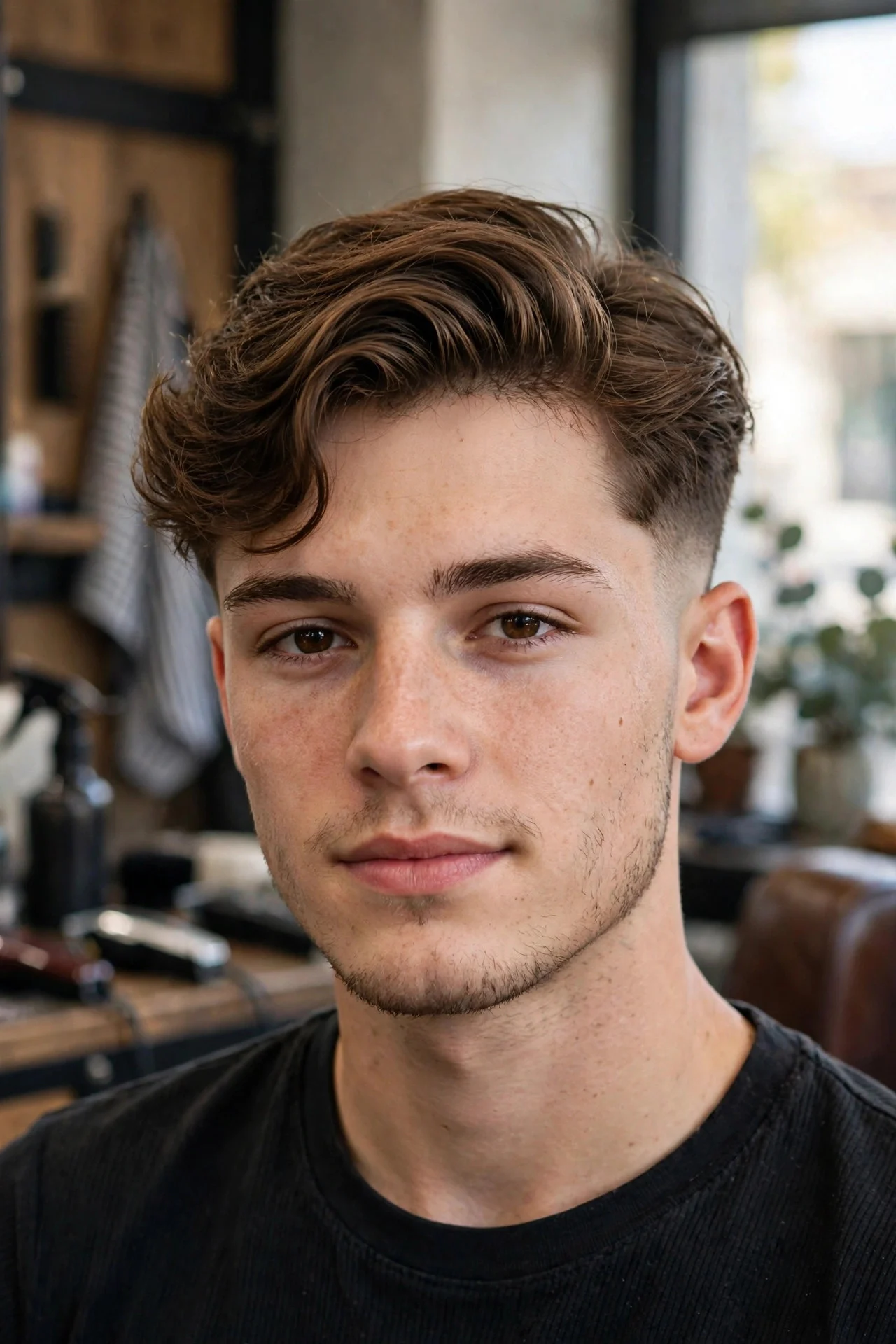 Wavy Top Fade