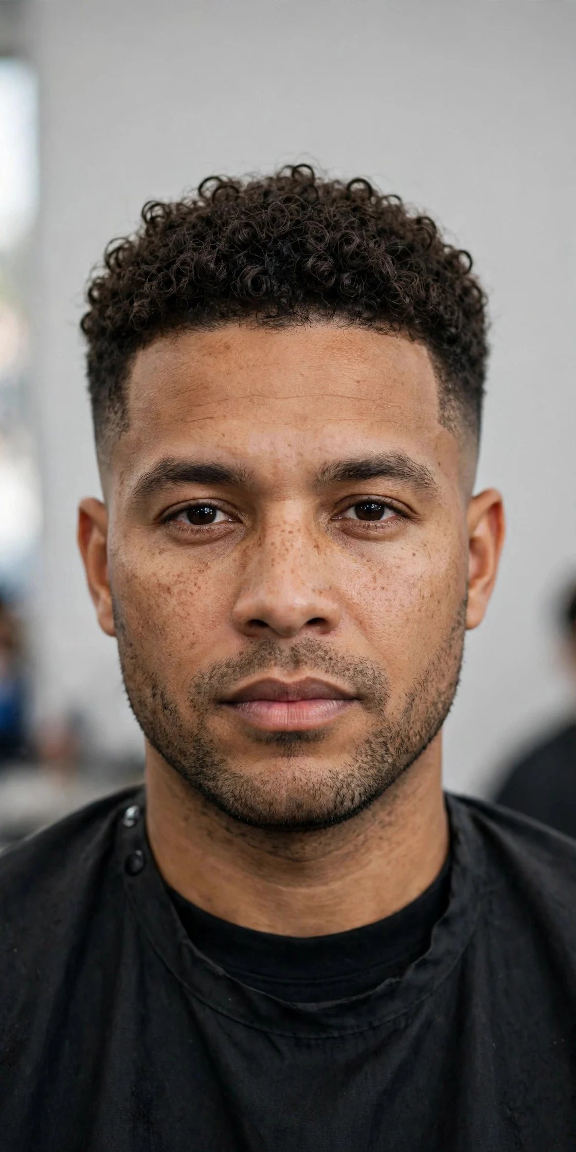 Short Curly Fade