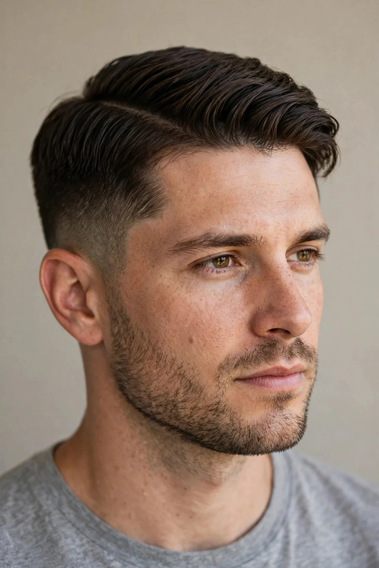 The Short Side Part With Low Fade
