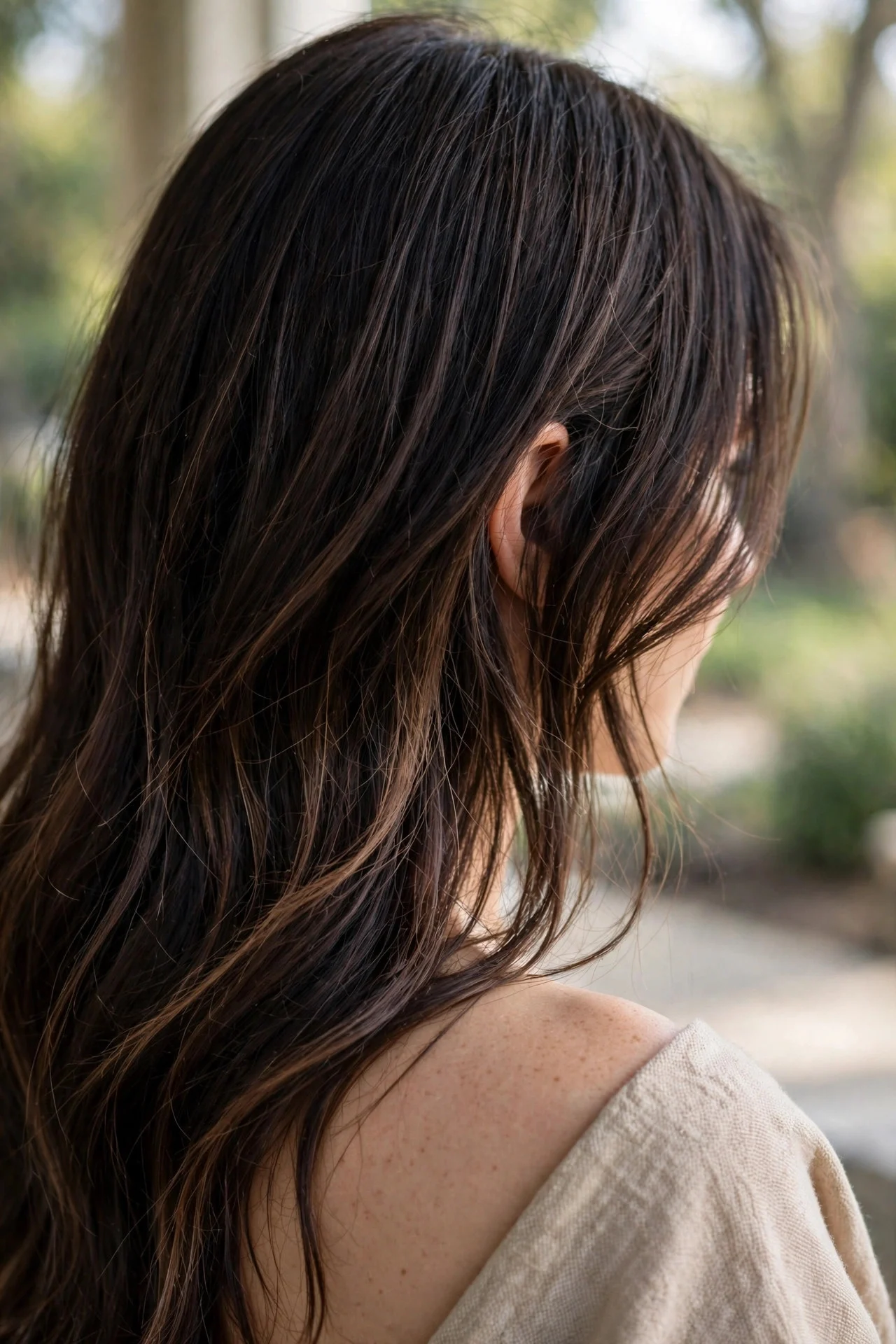 Dark Mocha Babylights Blend - espresso mocha balayage idea
