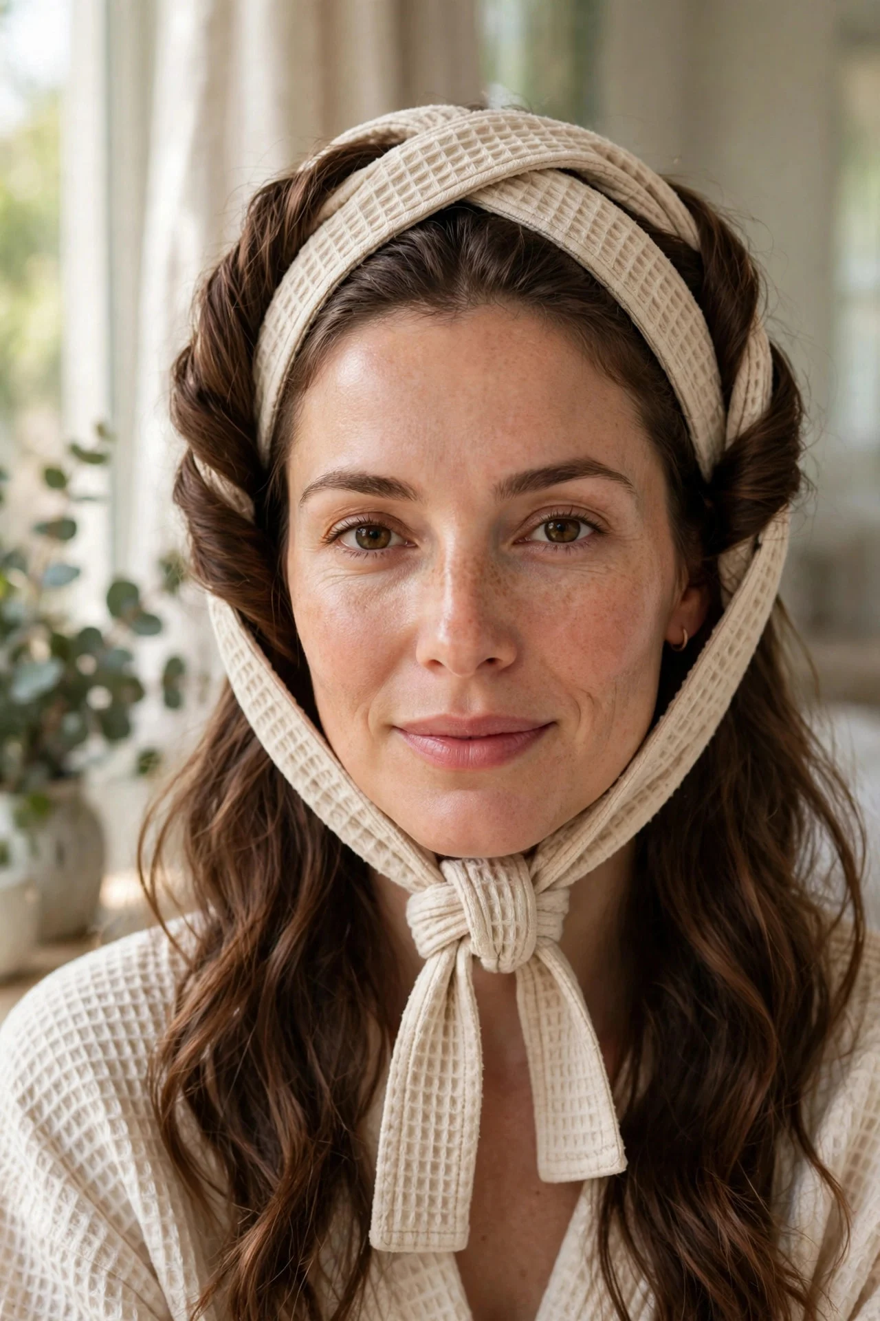 Robe-Belt Curls