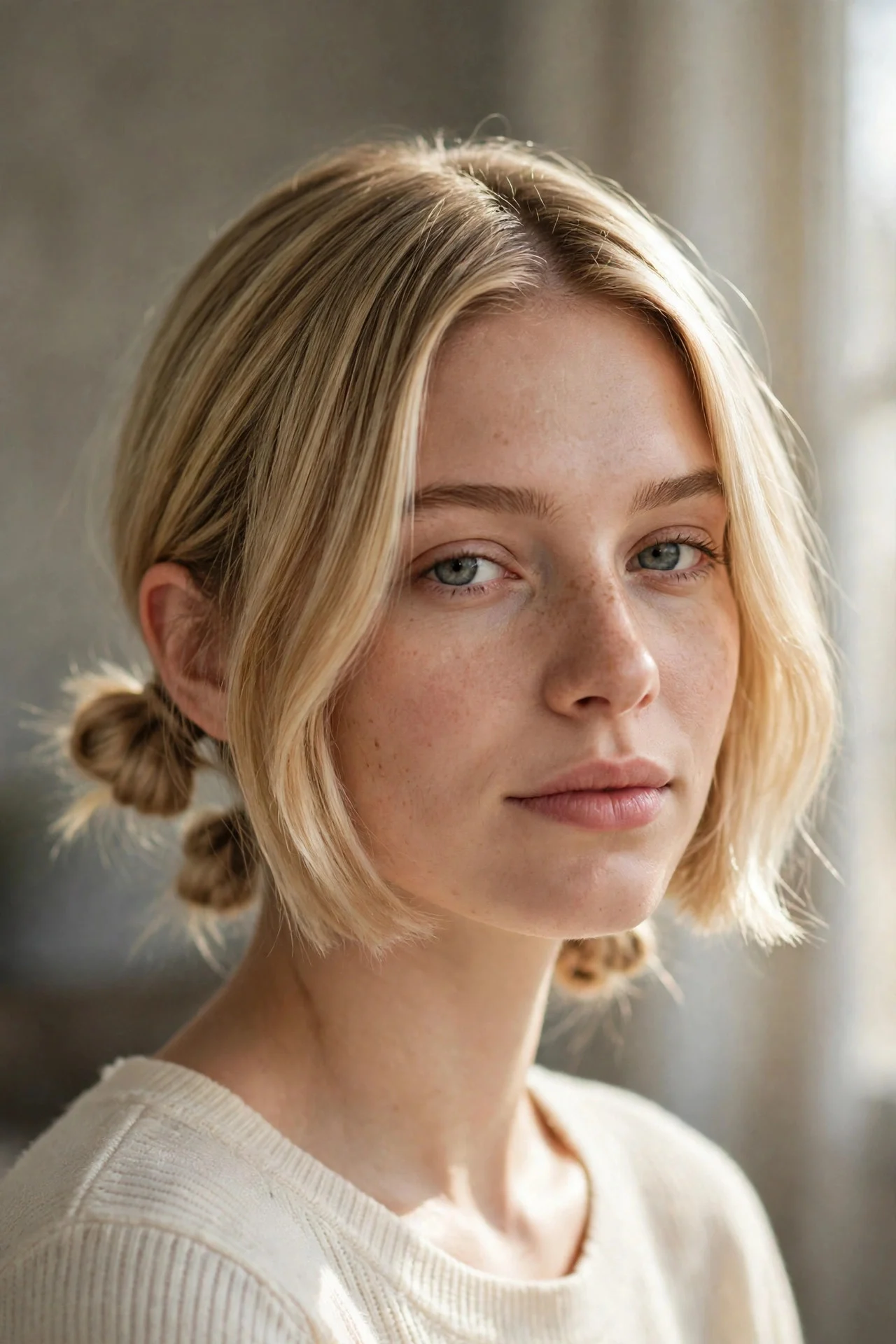 Low Space Buns (Nape Buns)