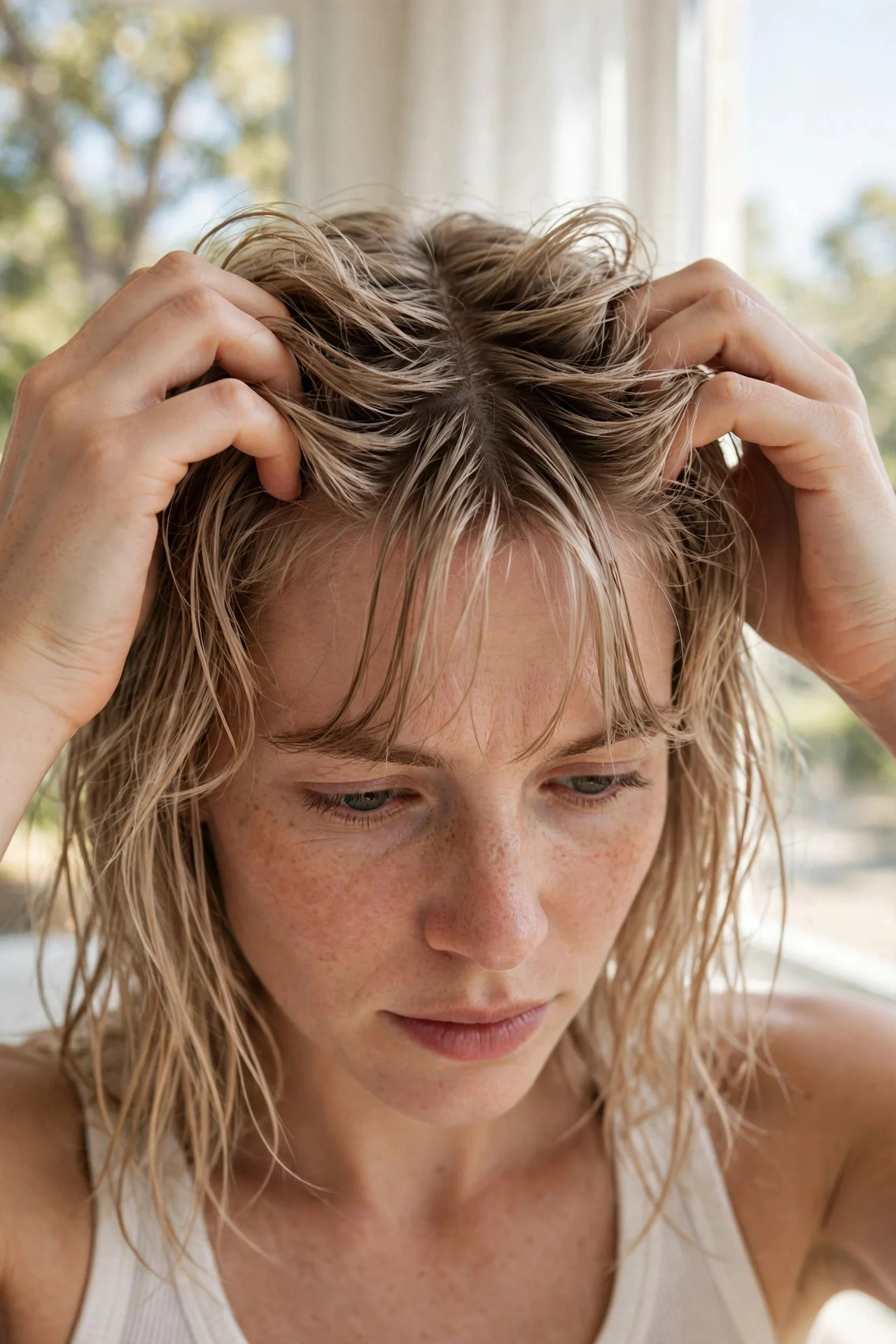 Mousse and Diffuser-Free Air Dry Scrunch