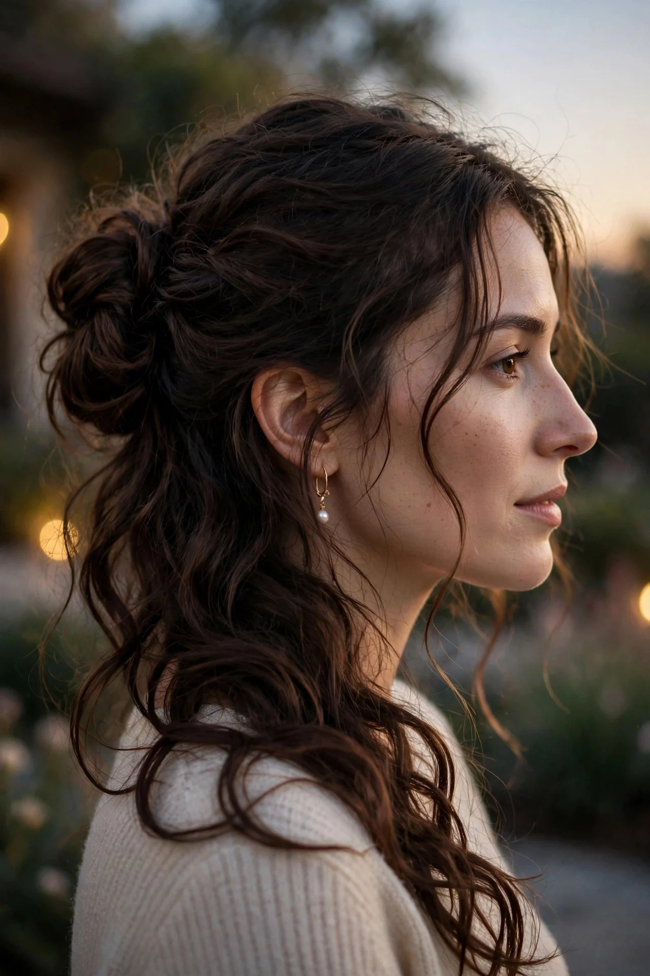 The Side Messy Bun