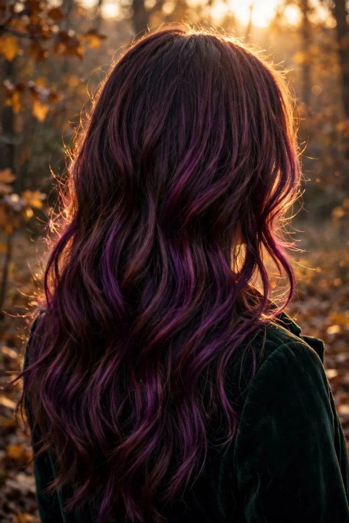 12 Plum Brunette Hair Ideas for a Moody Fall Look