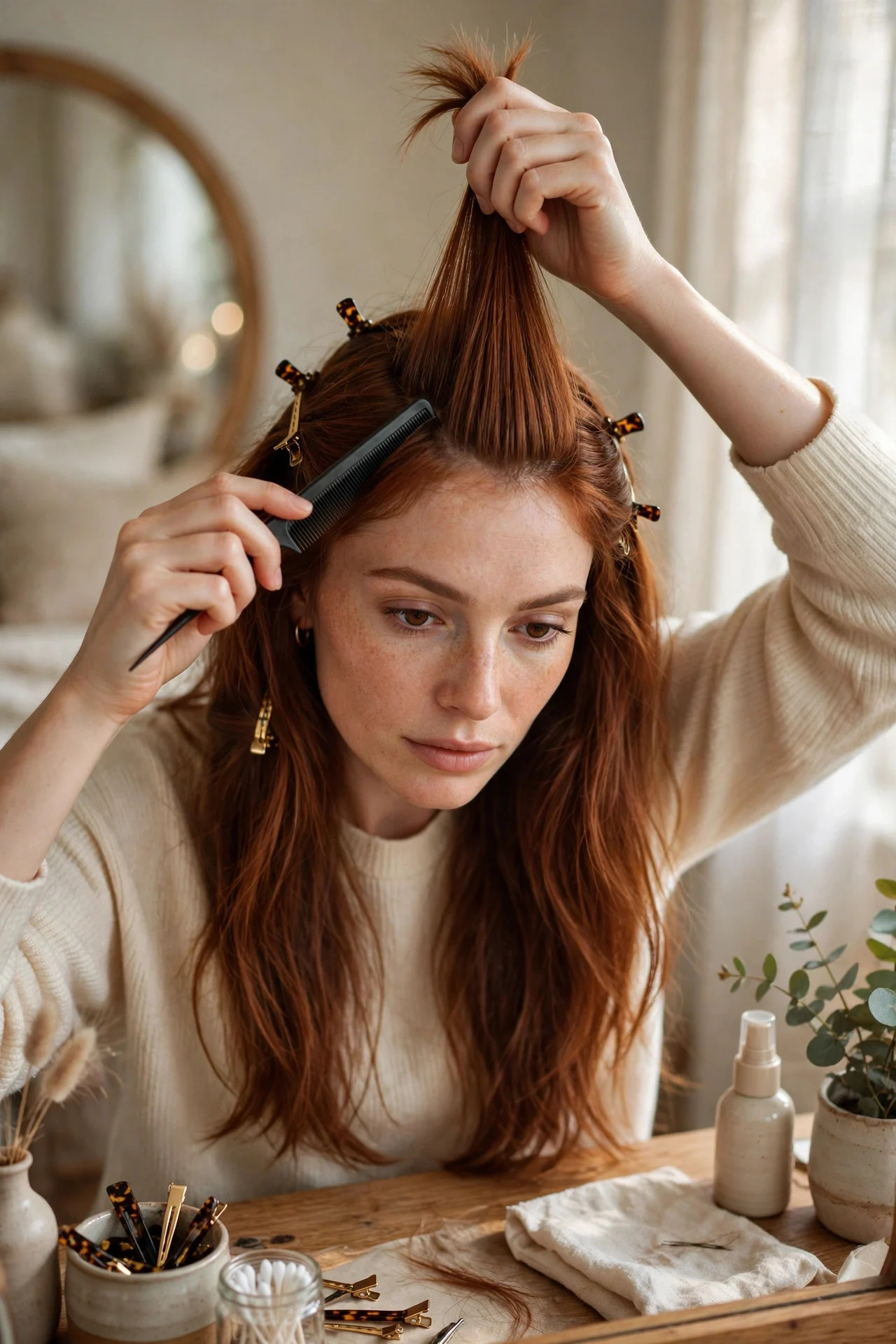 Backcomb With a Light Hand