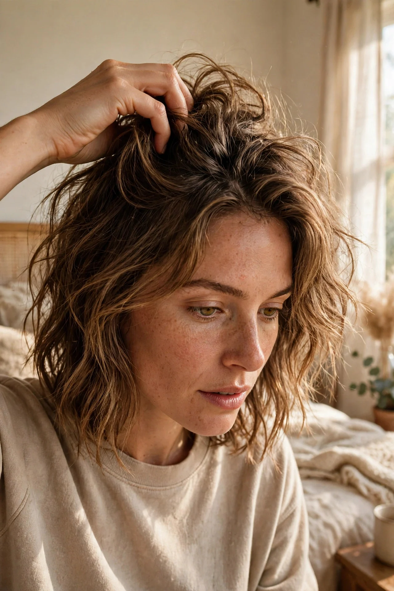 Build Volume With Texture Spray on Day Two