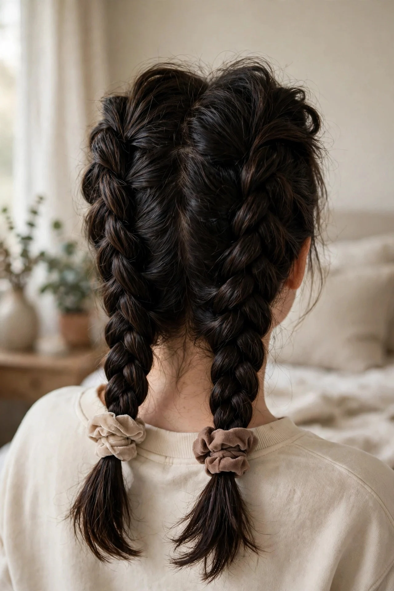 Two Dutch Braids