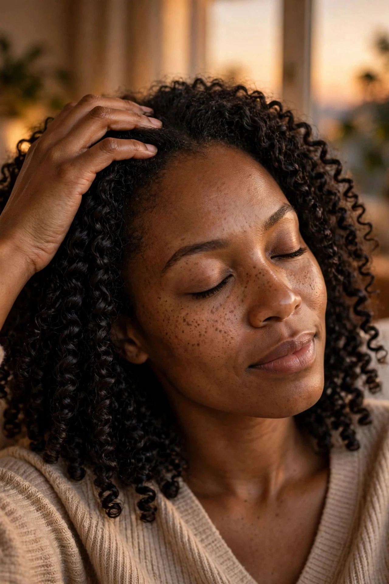 Pre-Shampoo Scalp Massage Ritual