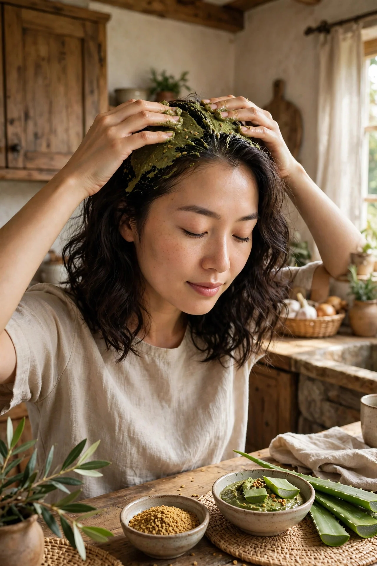 Aloe Vera + Fenugreek Anti-Dandruff Mask