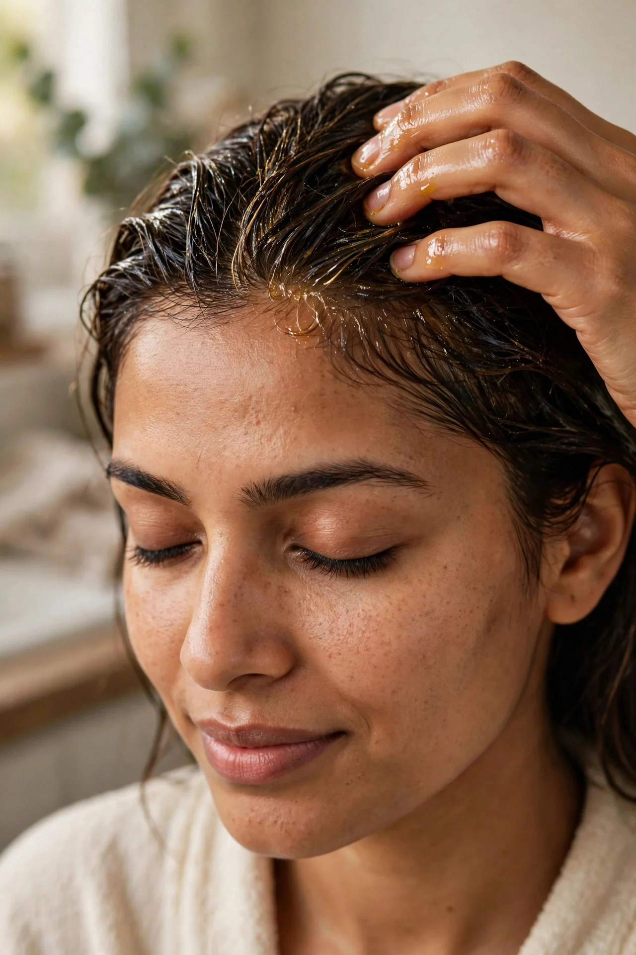 Massage Your Scalp for Five to Ten Minutes