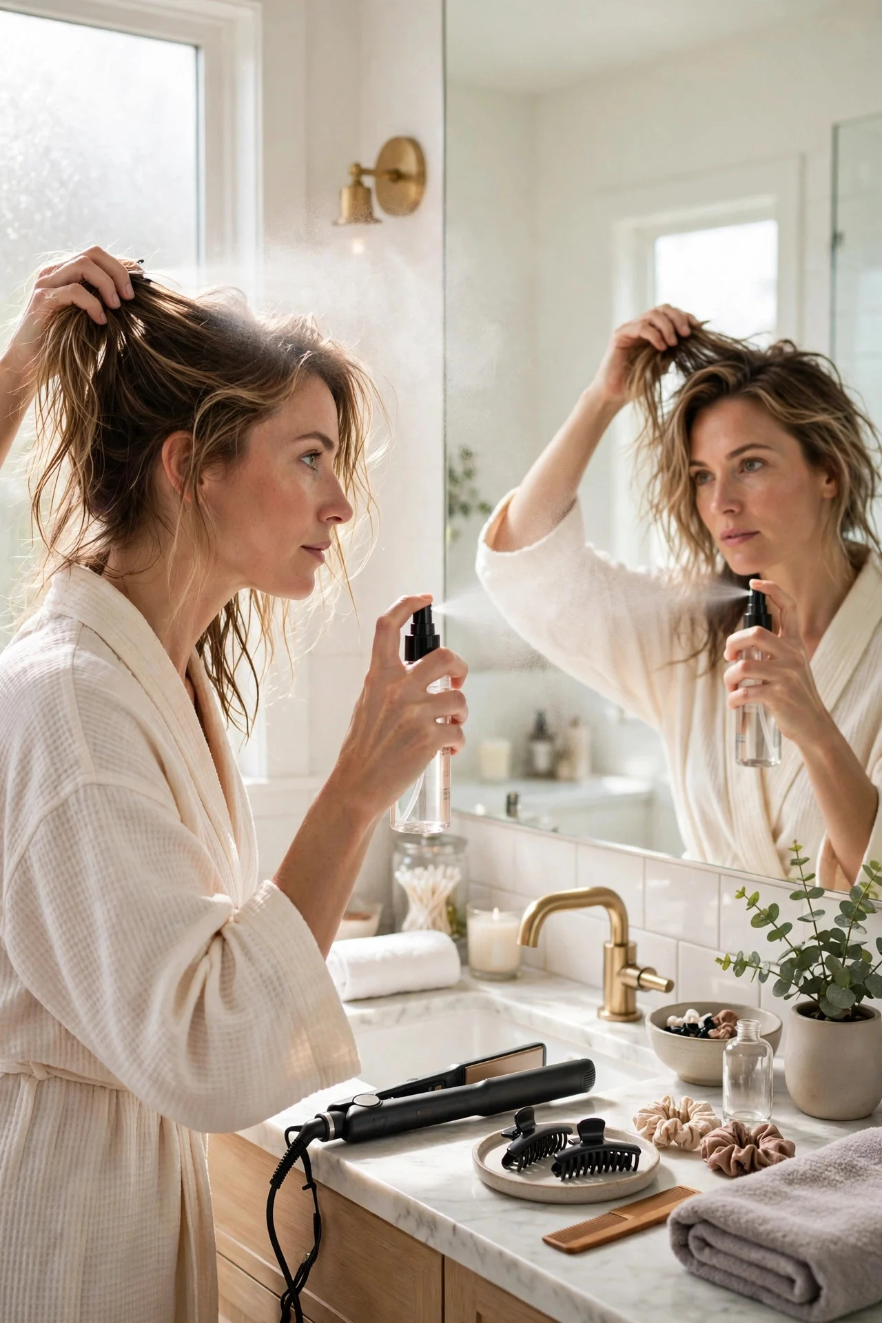 Protect Hair Before Heat Styling