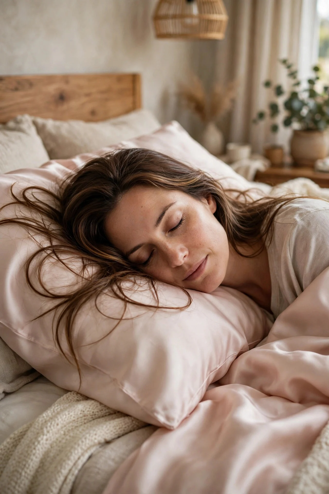 Switch to a Silk or Satin Pillowcase