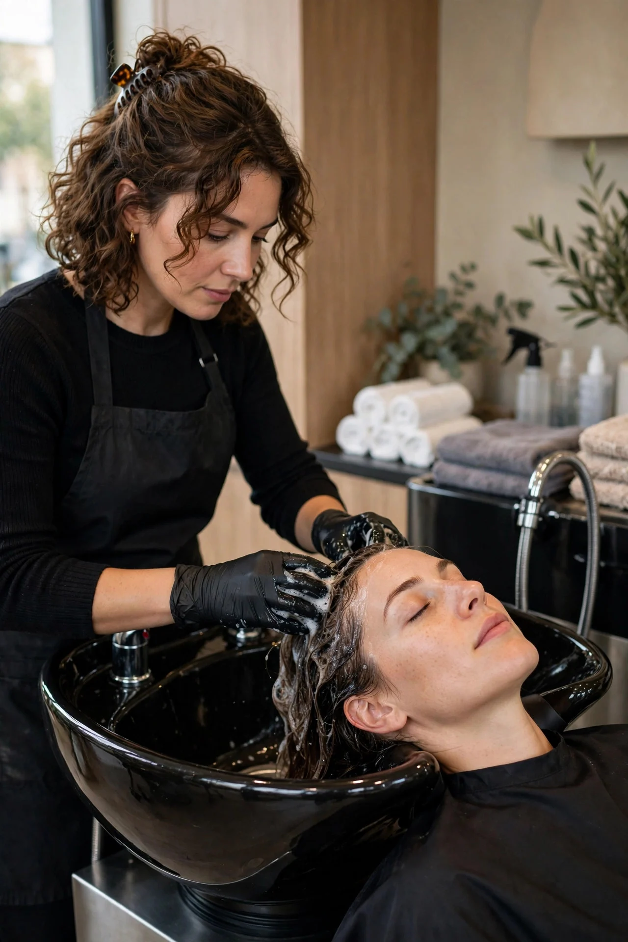 Ask Your Stylist for a Malibu or Chelating Treatment