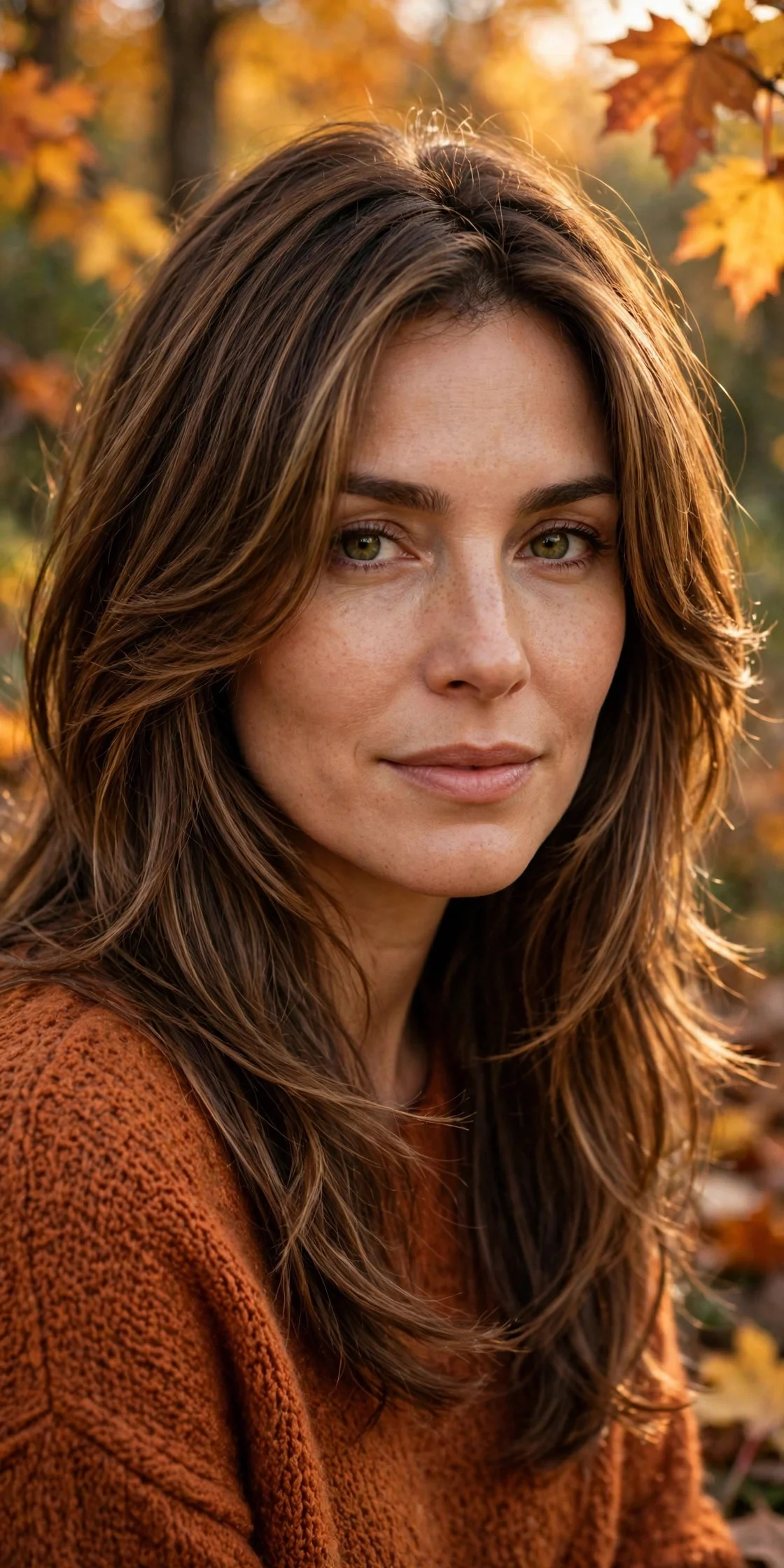 Long Layers with Face Framing