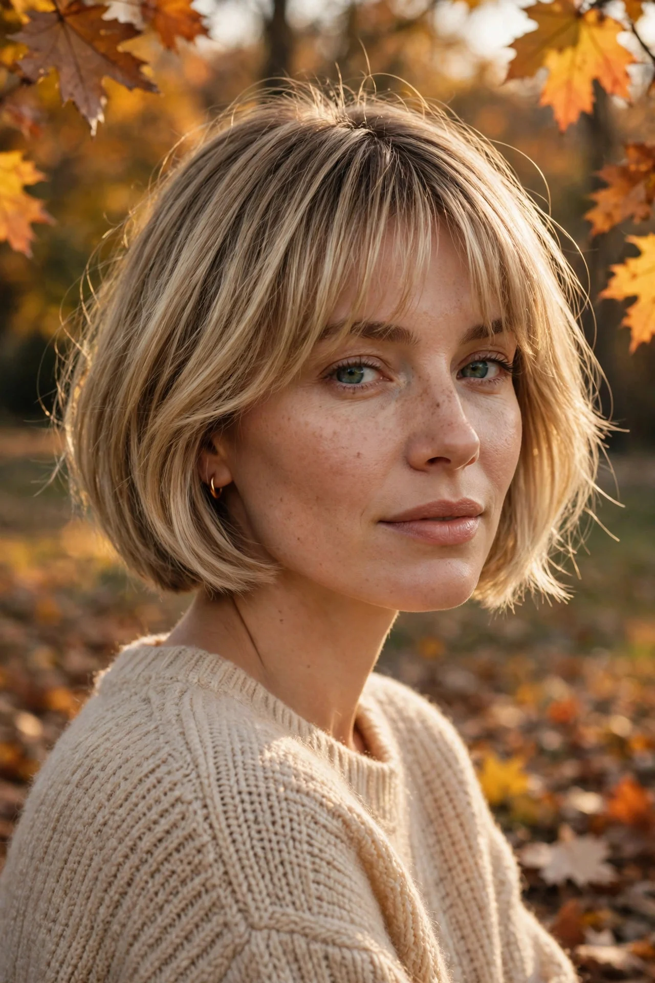 The French Bob with a Soft Fringe