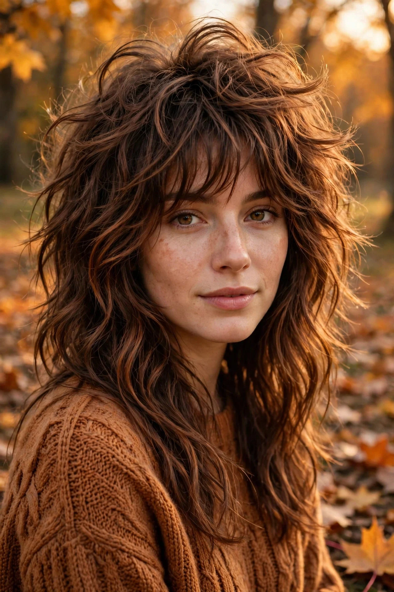 Wavy Wolf Cut