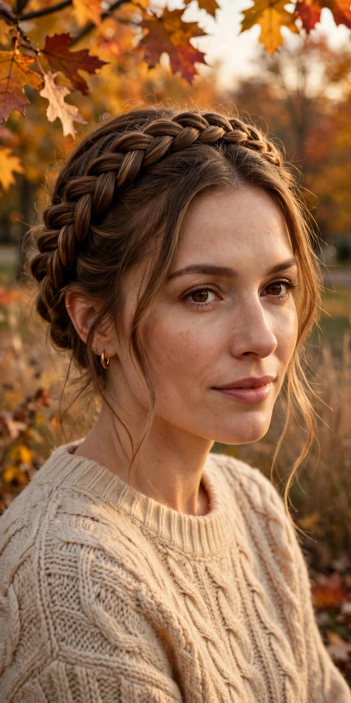 Braided Crown for Fall Events