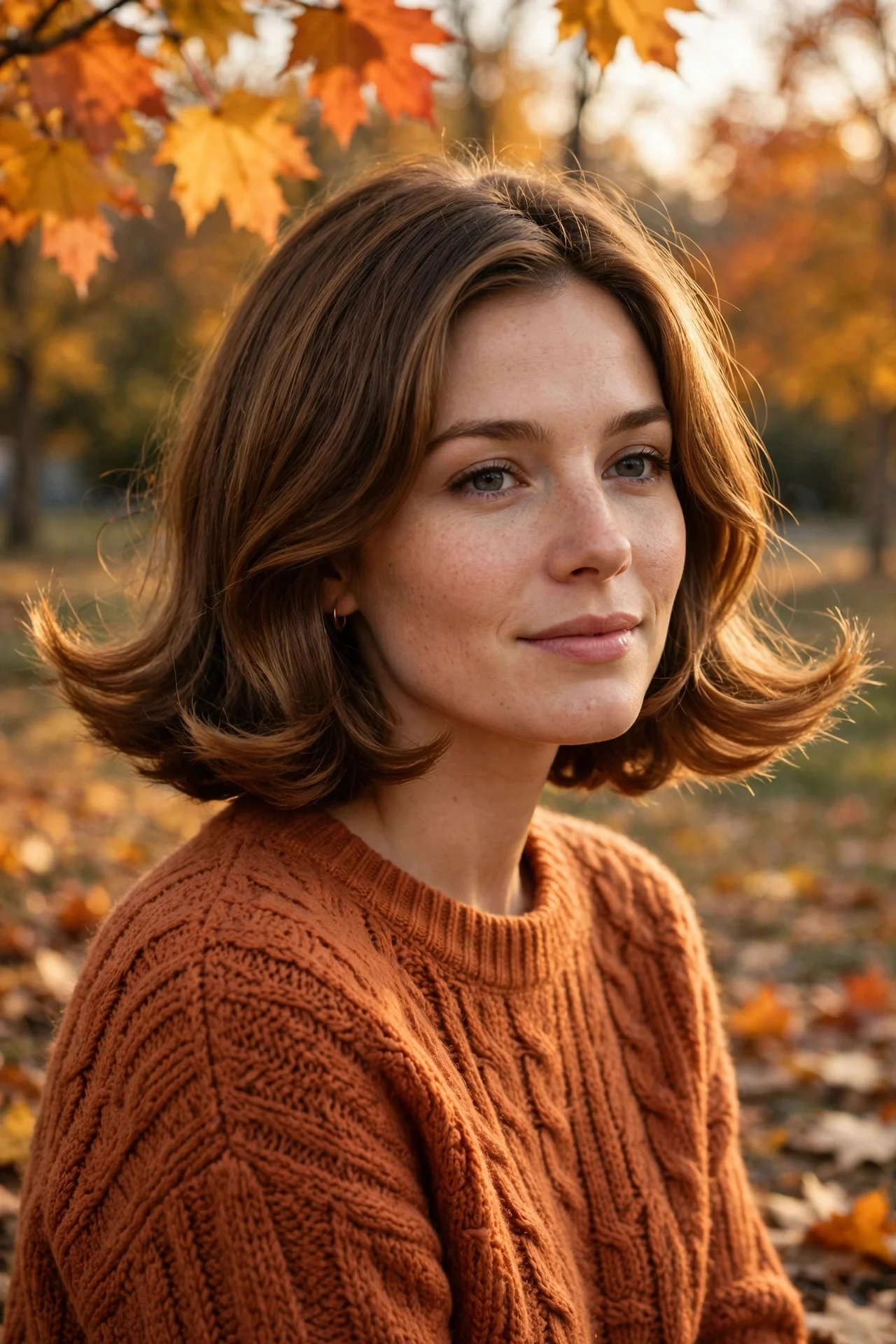 Shoulder-Length Cut with Flipped Ends