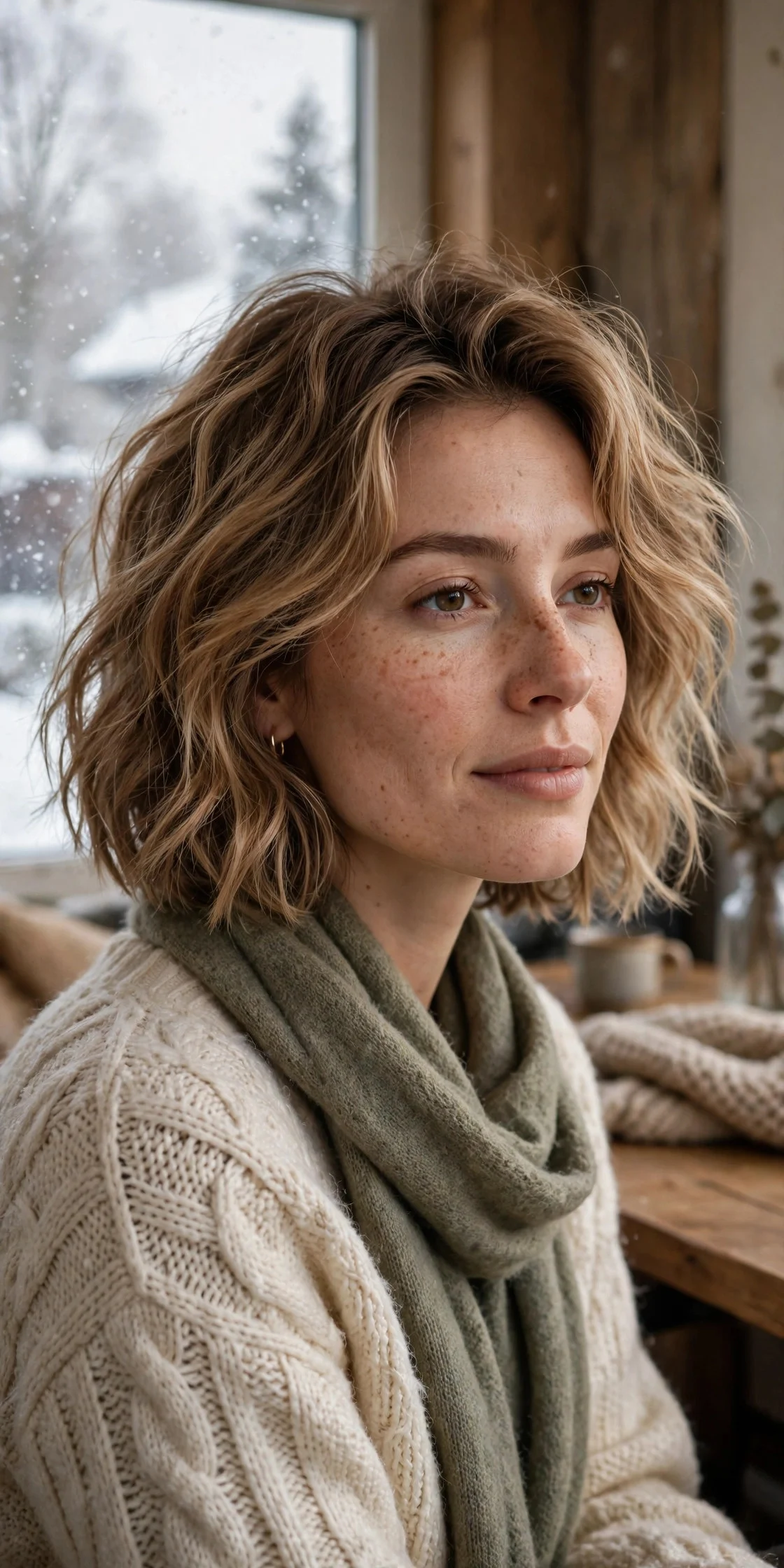 Textured Lob with Soft Waves