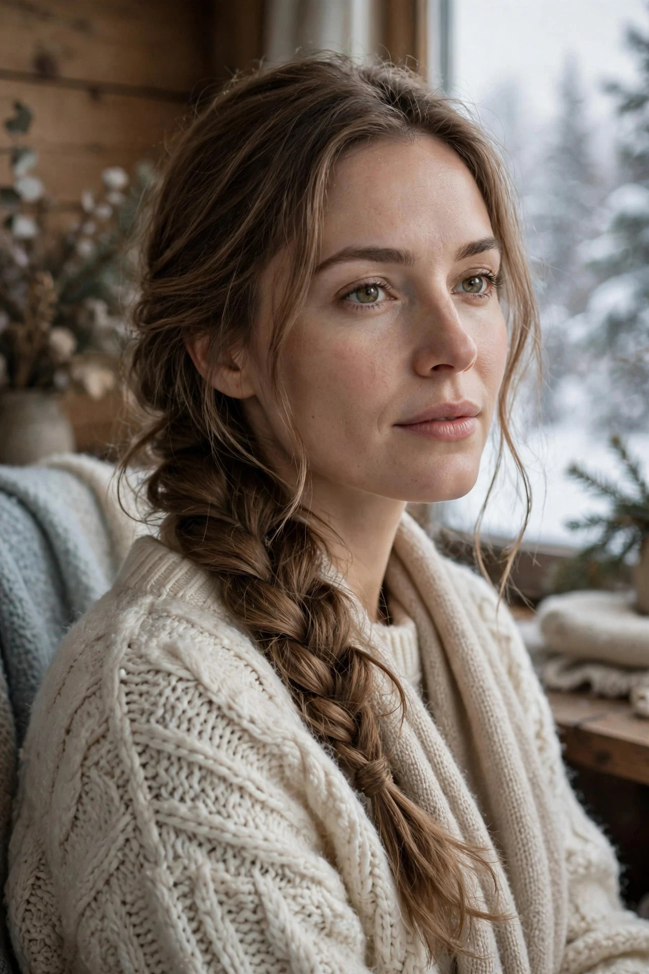 Loose Low Side Braid