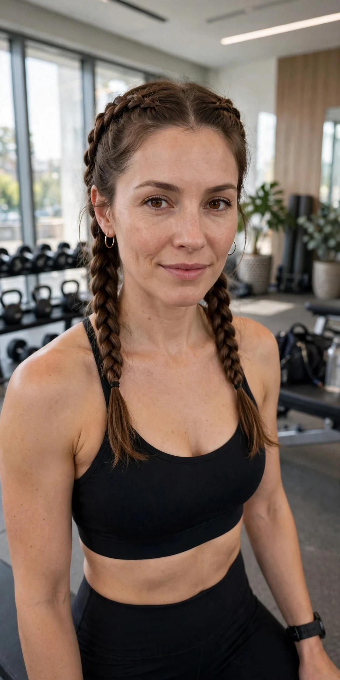 Double French Braids