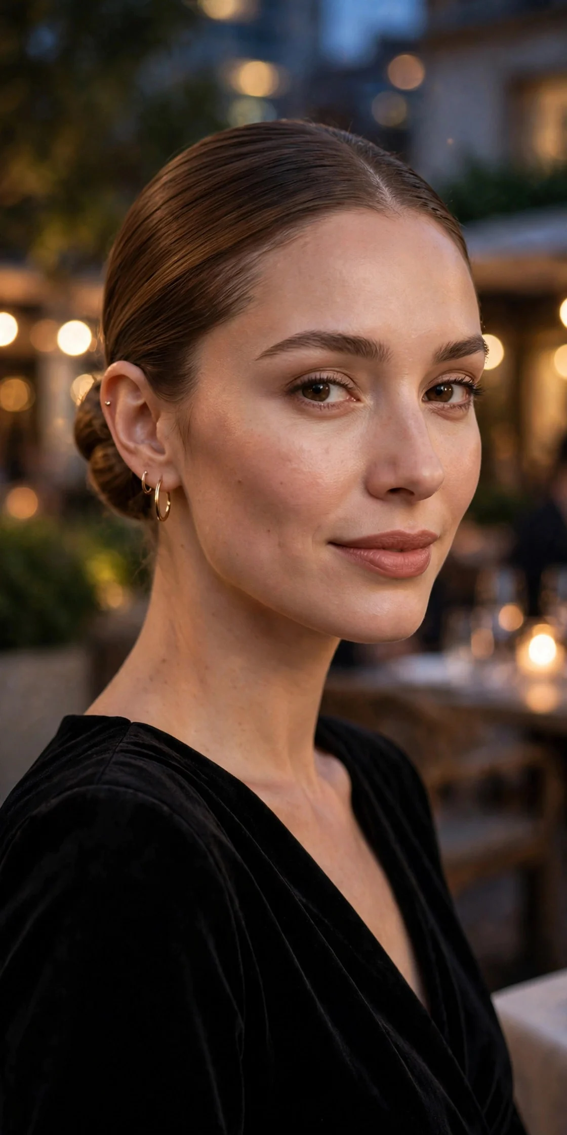 Low Sleek Bun