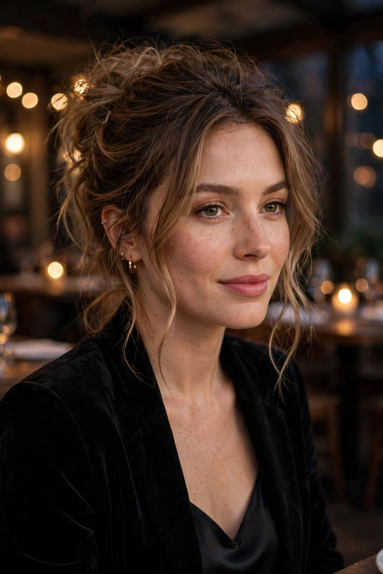 Messy Textured Updo