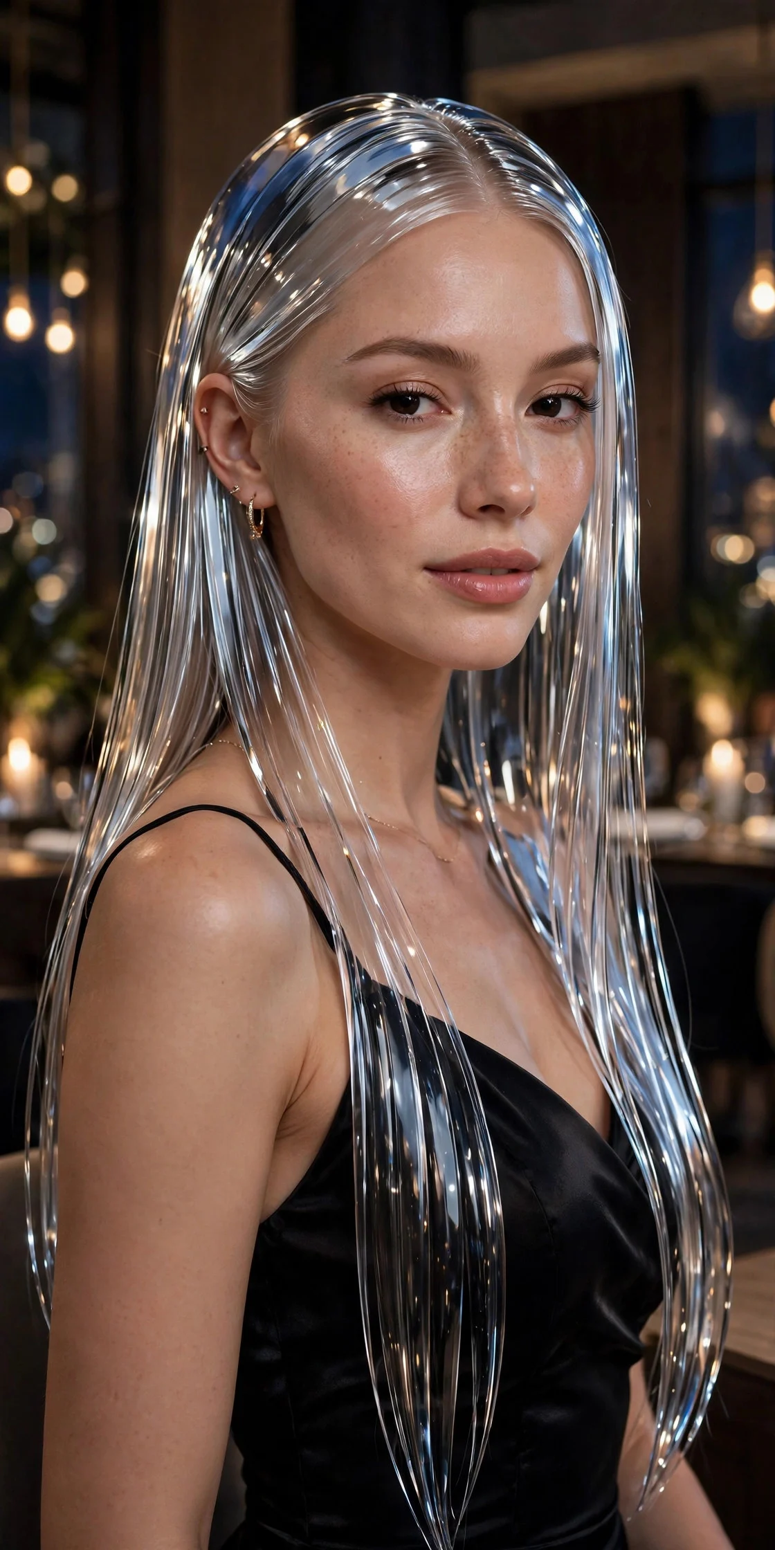 Polished Glass Hair