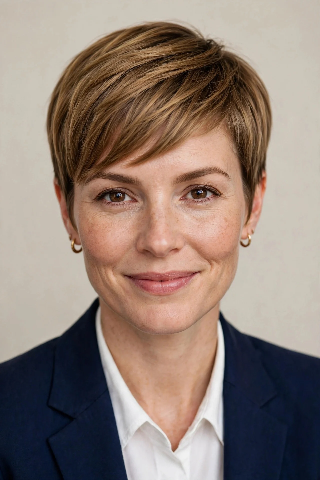 Classic Pixie with a Side Sweep