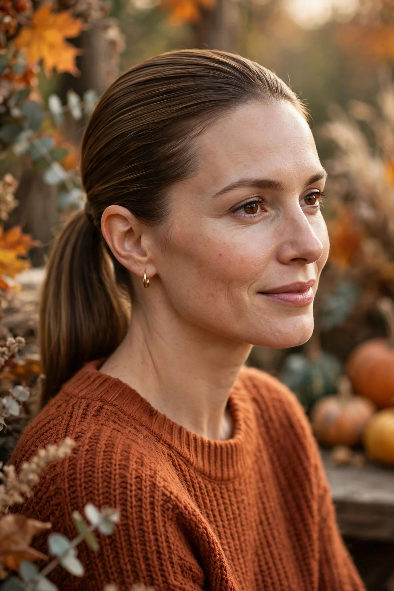 Sleek Low Ponytail