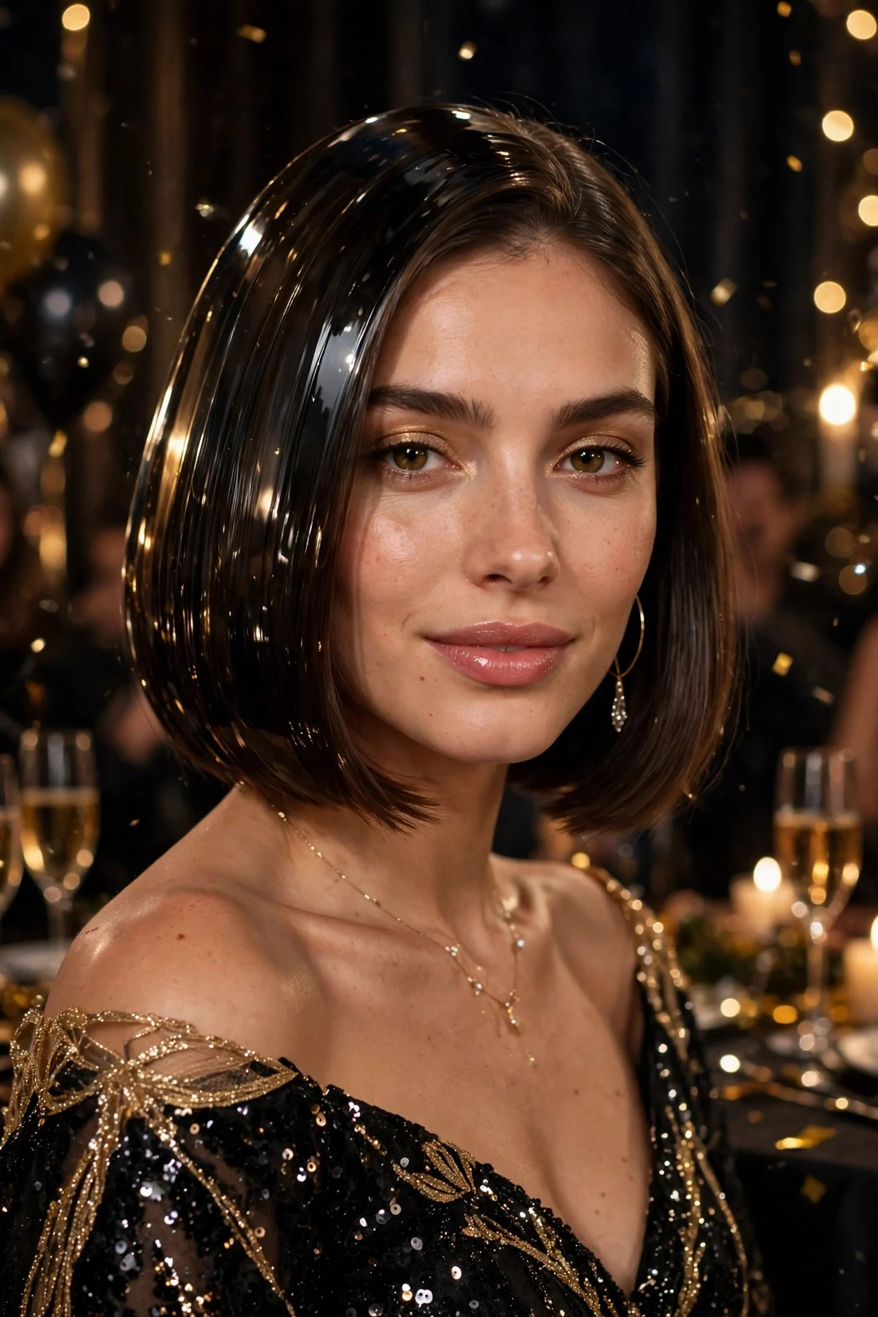 Sleek Glass Bob