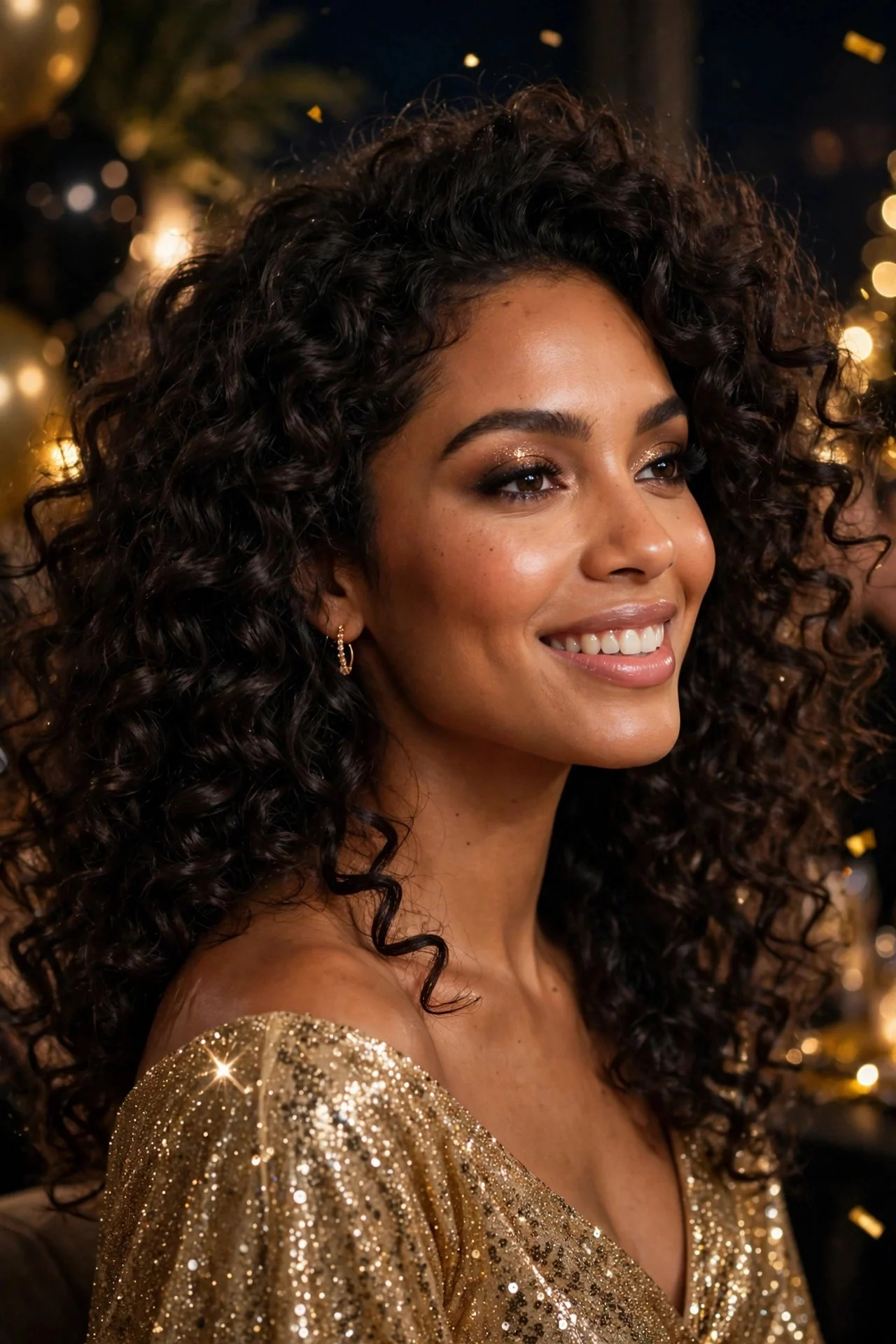 Bouncy Defined Curls