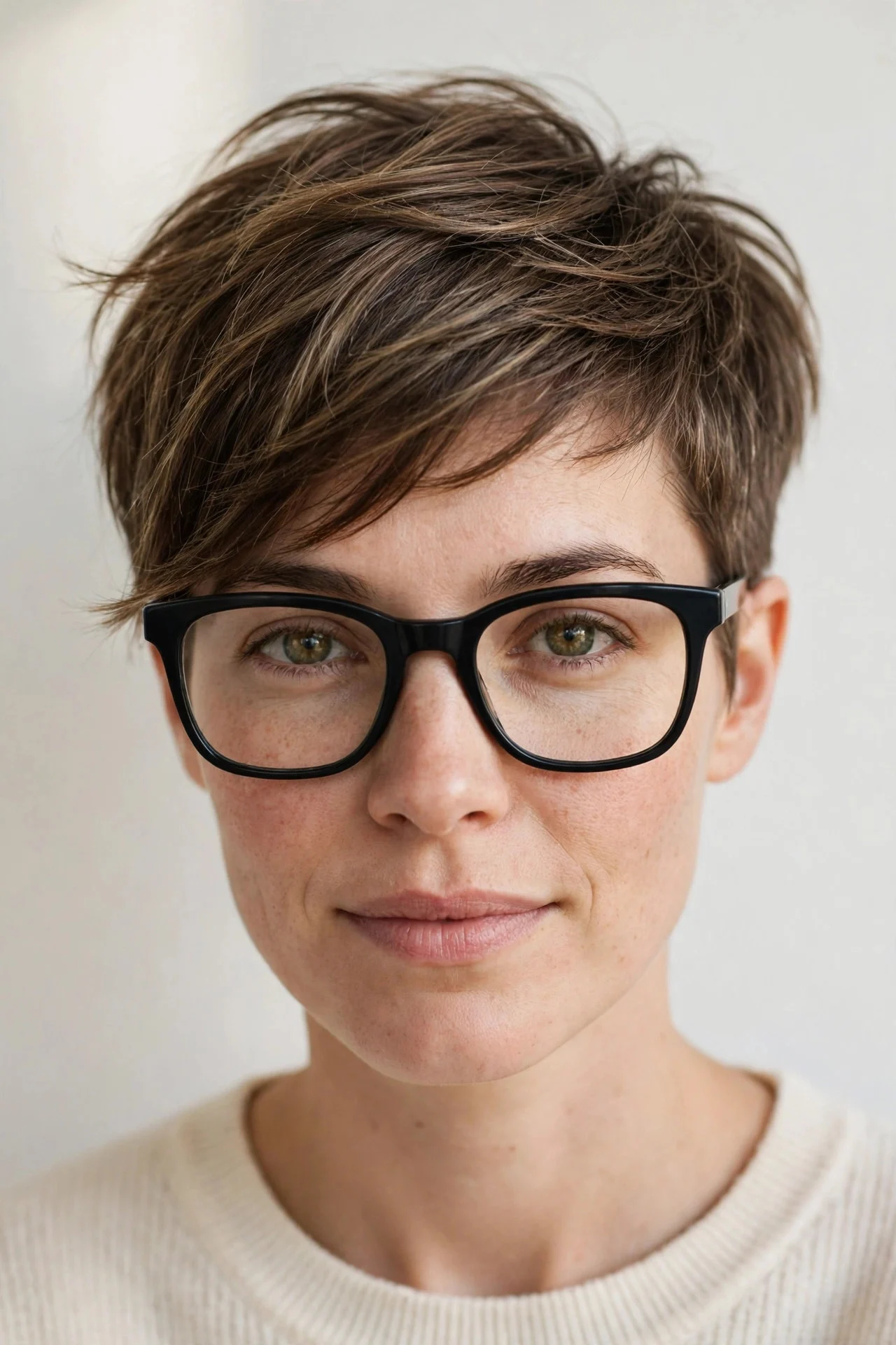 7. Pixie Cut with Longer Textured Top