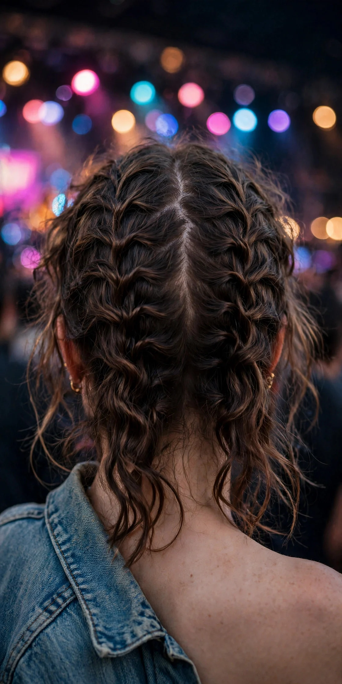 6. Crimped Retro Waves with a Center Part