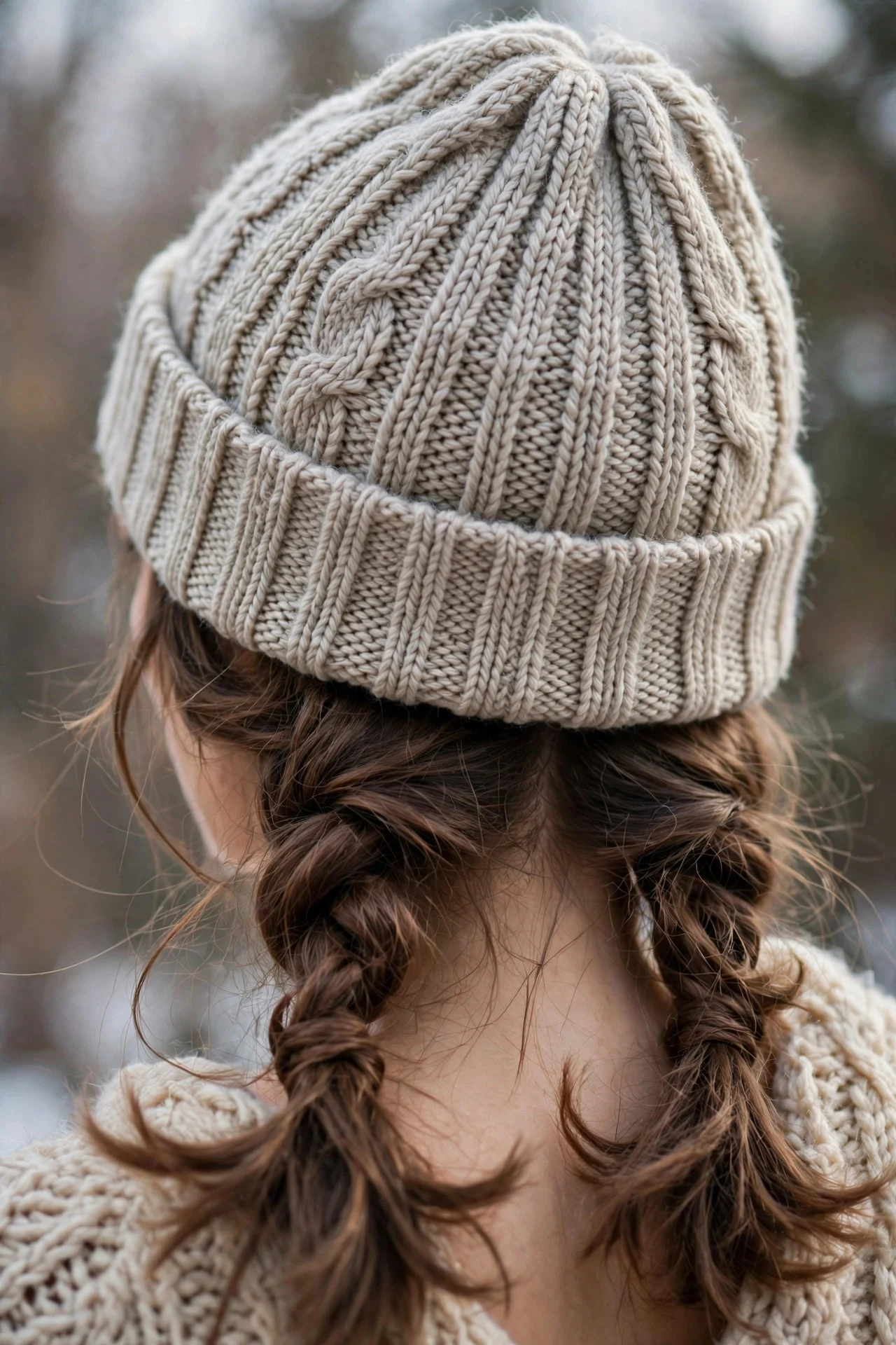 2. Two Loose Side Braids