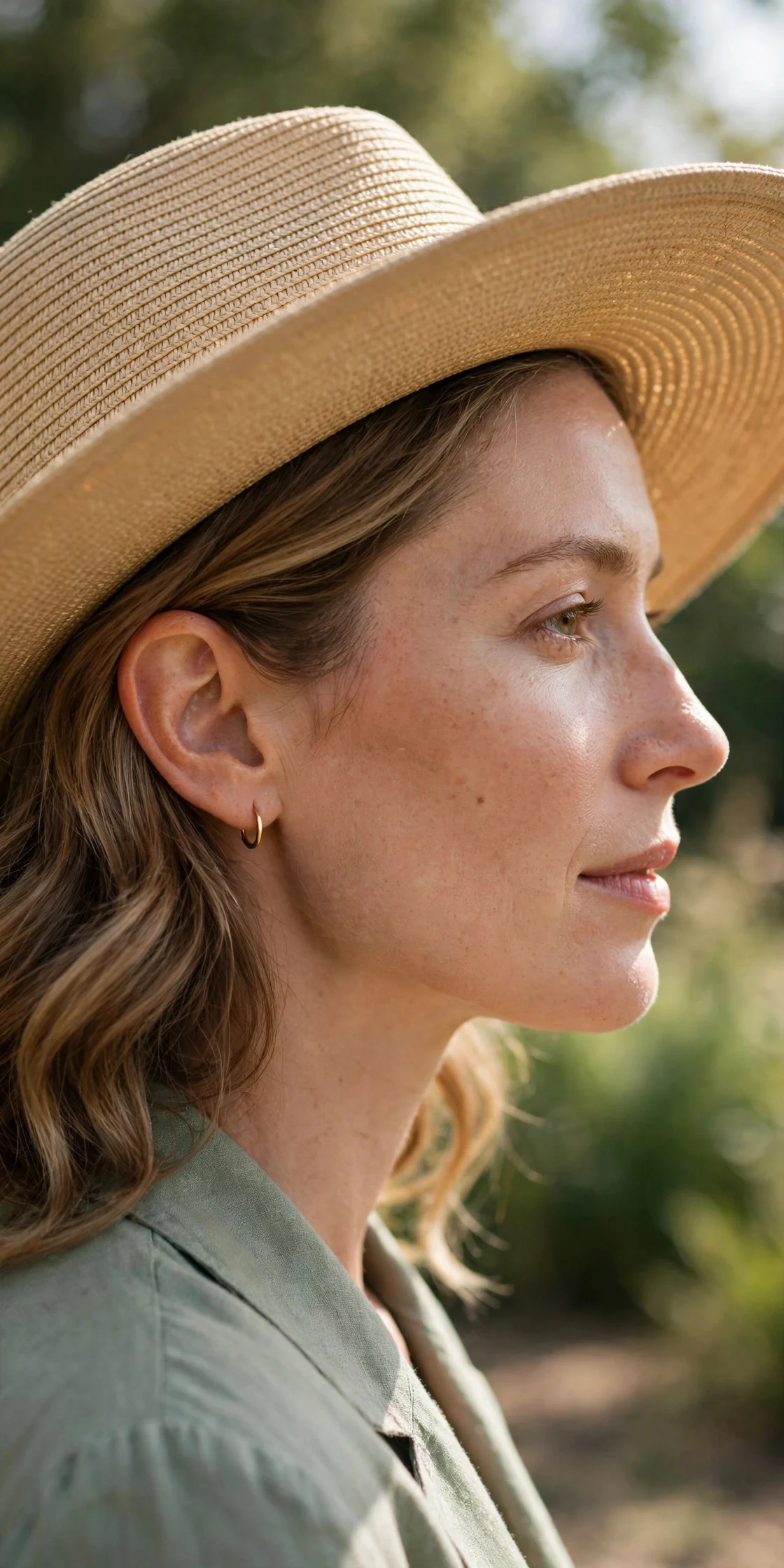 3. Soft Waves Tucked Behind the Ears
