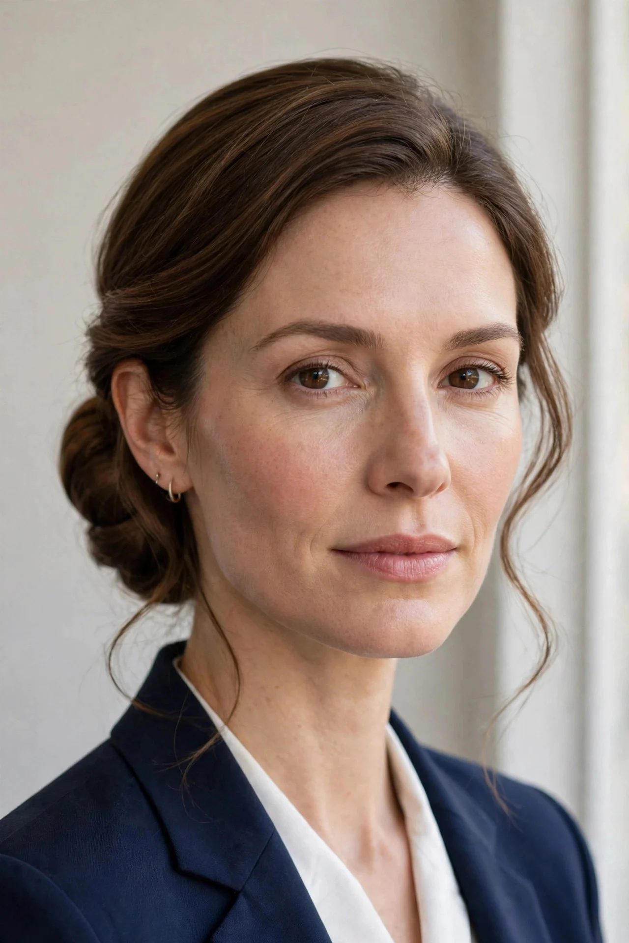 6. The Low Chignon