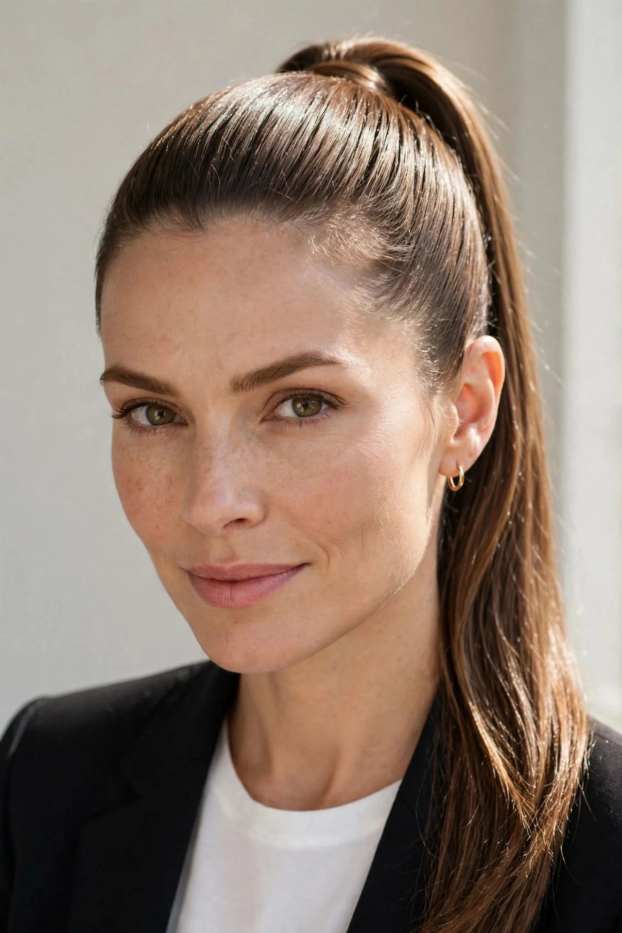 10. Sleek High Ponytail