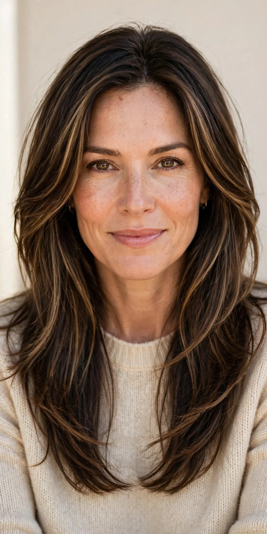 4. Face-Framing Layers on Long Hair